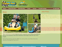 Tablet Screenshot of gokart-ramsau.at